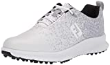 FootJoy Women's FJ Leisure Golf Shoes, White, 9 M US