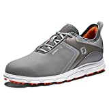 FootJoy Men's Superlites XP Golf Shoes, Grey/Black, 14 M US