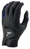 Mizuno 2018 RainFit Men's Golf Glove, Pair, Black/Royal, Medium/Large