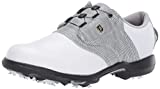 FootJoy Women's DryJoys Boa Previous Season Style Golf Shoes, White/Black Print, 7 M US
