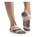 Gaiam Yoga Barre Socks | Non Slip Sticky Toe Grip Accessories for Women & Men | Pure Barre, Yoga, Pilates, Dance | One Size Fits Most, Ballet