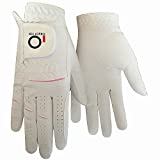 FINGER TEN Womens Ladies Golf Rain Gloves Pair Both Hand, or 2 Pack Left Right Hand, Wet Hot Cool Grip, Fit XS Small Medium Large XL (Large, 1 Pair)