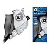 FootJoy Men's RainGrip Pair Golf Glove White X-Large, Pair